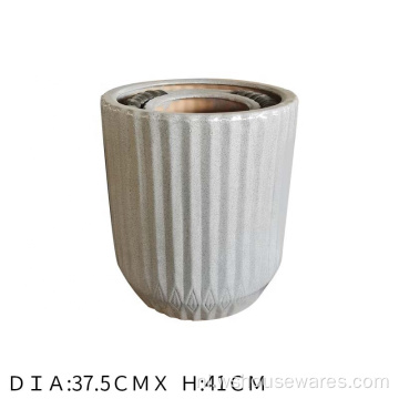 Hot Koop Stoneware Flower Pots aangepast voor het planten